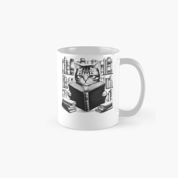 Item preview, Cat Reading Book 2 designed and sold by Kimberley King Art  King Art.