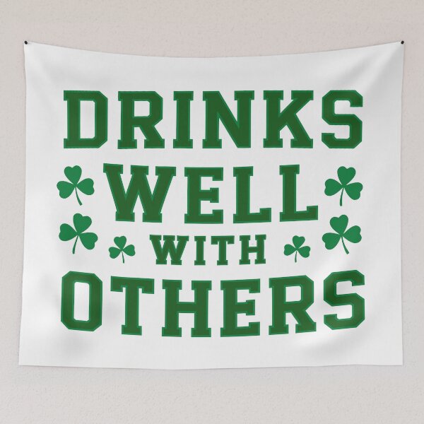Item preview, Drinks Well With Others designed and sold by Angry Swan Designs.