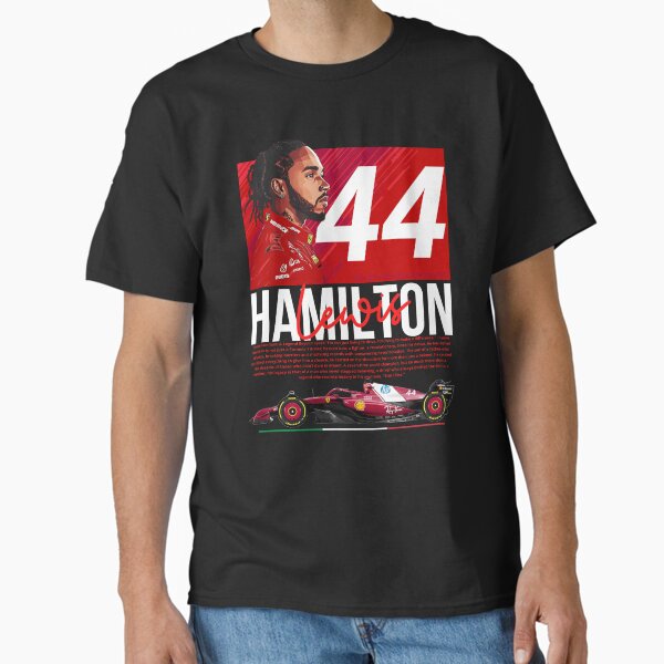 Vista previa del artículo con la obra «Camiseta de Lewis Ferrari Fan - SF 2025, idea de regalo», diseñado y vendido por Guillaume Redfield.