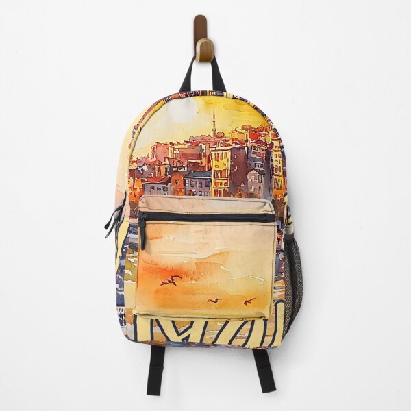 Item preview, Istanbul at Sunset Golden Hour Skyline Print designed and sold by TuncGK.
