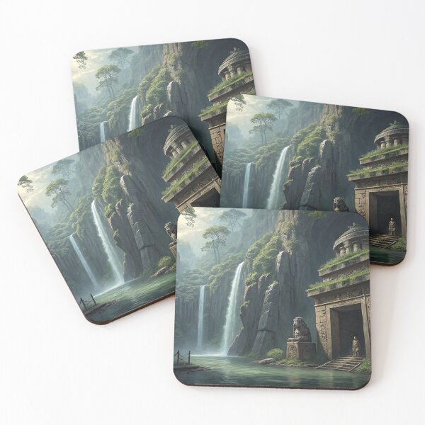 Item preview, epic anime landscape designed and sold by Anime9122.