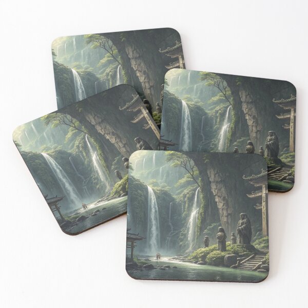 Item preview, epic anime landscape designed and sold by Anime9122.