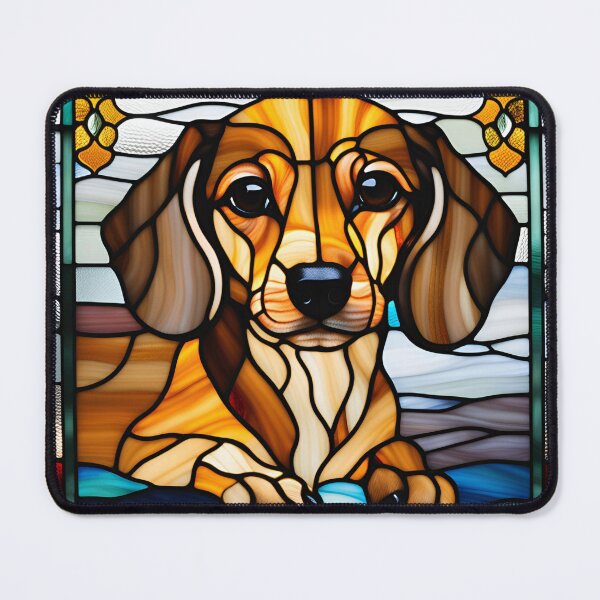 Item preview, Glass Dachshund designed and sold by TheBusyBeez.