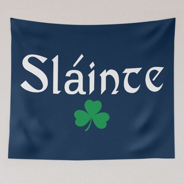 Item preview, Slainte Text Only Design With Shamrock 2 designed and sold by DigitalandPhoto.
