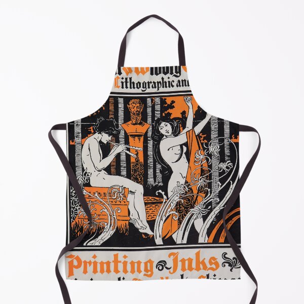 Item preview, Enchanting Art Nouveau Ad: Ault & Wiborg’s Timeless Printing Inks designed and sold by InnerCitadel.