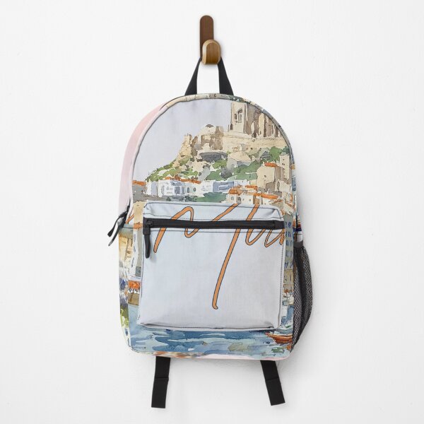 Item preview, Marseille at Dawn City Awakening Watercolor Print designed and sold by TuncGK.