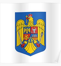 Coat of arms of Romania Poster