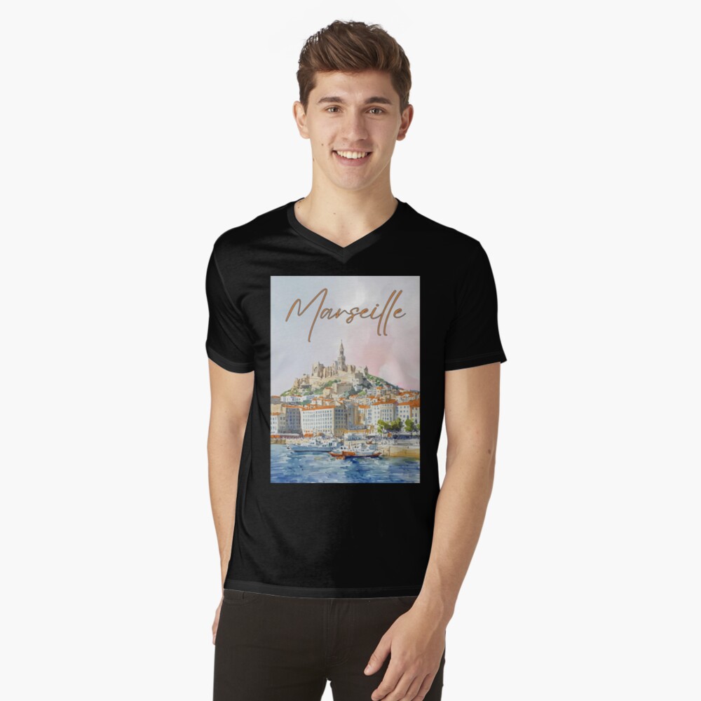 Item preview, V-Neck T-Shirt designed and sold by TuncGK.