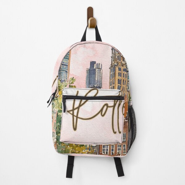 Item preview, Rotterdam Epic City Silhouette Modern Skyline Print designed and sold by TuncGK.
