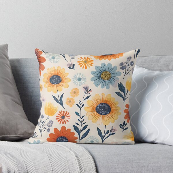Item preview, Retro Floral Pattern designed and sold by sharamvatani.