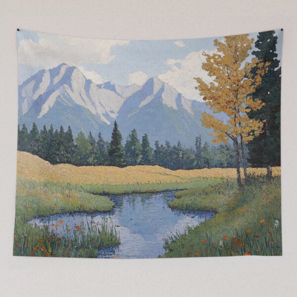 Item preview, Alberta | Post-impressionist painting style designed and sold by ComicsFactory.