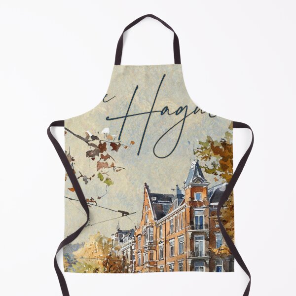 Item preview, The Hague Historic Townscape Watercolor Print designed and sold by TuncGK.