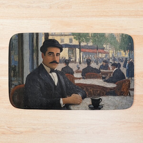 Item preview, Alberto Santos-Dumont | Post-impressionist painting style designed and sold by ComicsFactory.