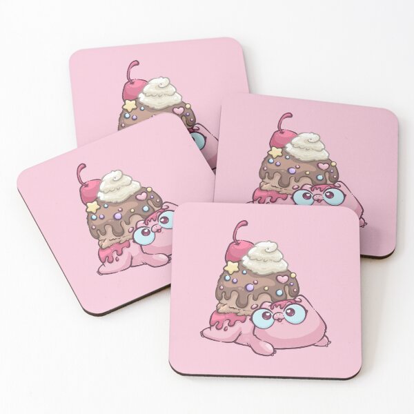 Item preview, Pink Poke Bulba Ice Cream and Sprinkles designed and sold by SketchesWSara.