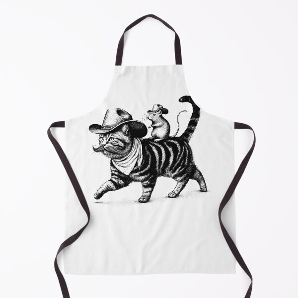 Item preview, Cat Western Country Kitten Western Country designed and sold by Kimberley King Art King Art.