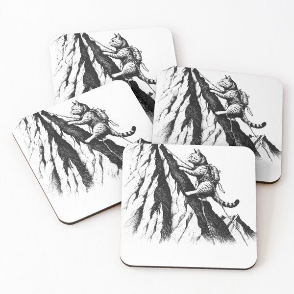 Item preview, Cat Go Climbing designed and sold by Kimberley King Art  King Art.