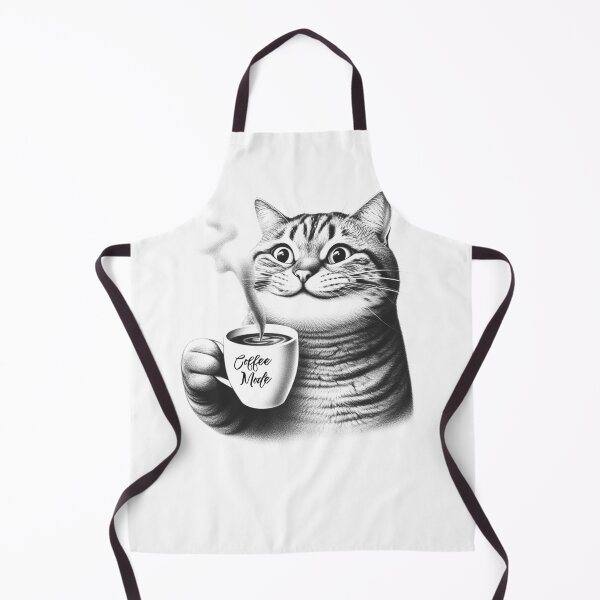 Item preview, Cat Dink Coffee Mode designed and sold by Kimberley King Art  King Art.