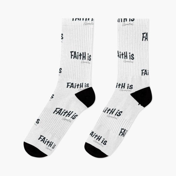 Item preview, Faith Is Essential – Christian Inspirational Quotes & Scripture Art designed and sold by CrossCrafted.