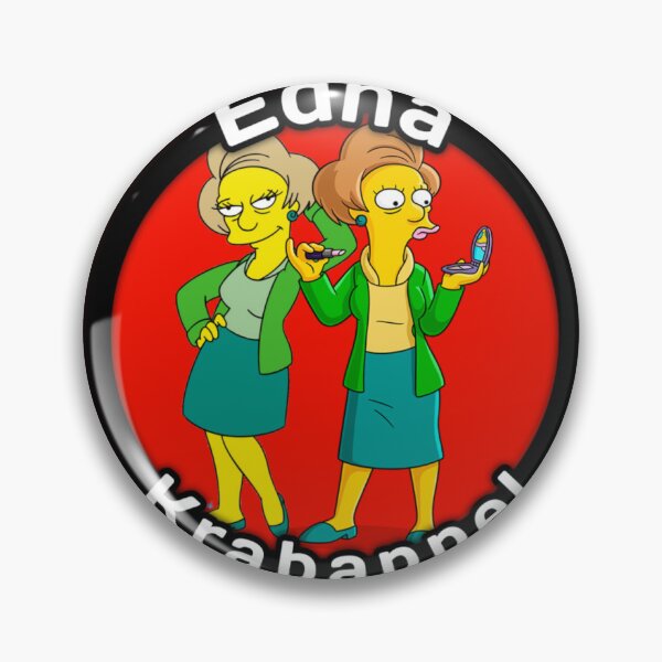 Item preview, Edna Krabappel dos versiones designed and sold by somewhatdxmaged.