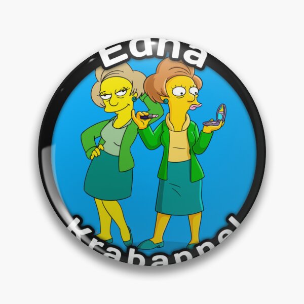 Item preview, Edna Krabappel light blue designed and sold by somewhatdxmaged.