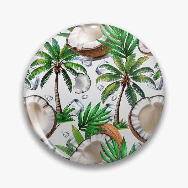 Item preview, Coconut Palm Tree Tropical Pattern Design  designed and sold by PatternTitan.