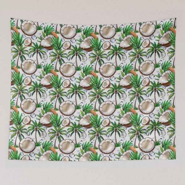 Item preview, Coconut Palm Tree Tropical Pattern Design  designed and sold by PatternTitan.
