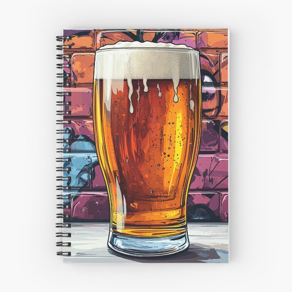 Item preview, Beer pint & graffiti wall designed and sold by JuicyHeart-tasteshop.