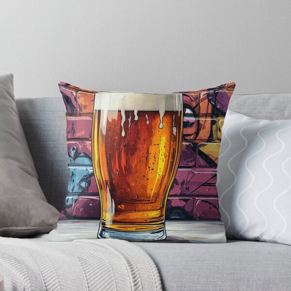 Item preview, Beer pint & graffiti wall designed and sold by JuicyHeart-tasteshop.