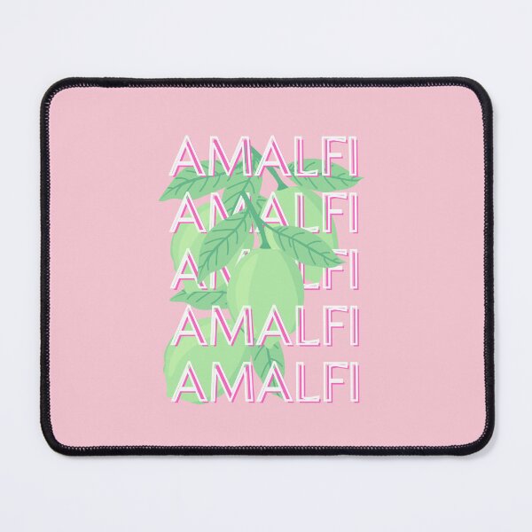 Item preview, Amalfi Coast, Italy Travel Art, Pink designed and sold by Magic Love Art Print.