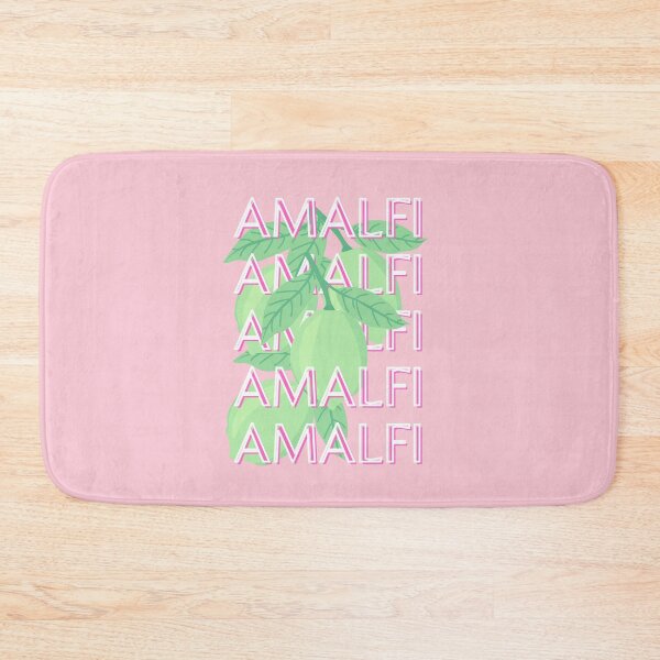 Item preview, Amalfi Coast, Italy Travel Art, Pink designed and sold by Magic Love Art Print.