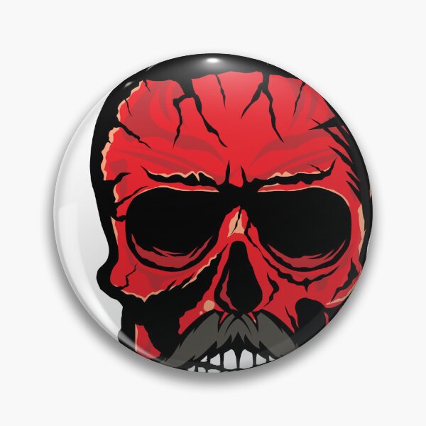 Item preview, skull hipster skull beard mustache bearded designed and sold by Achille3777.