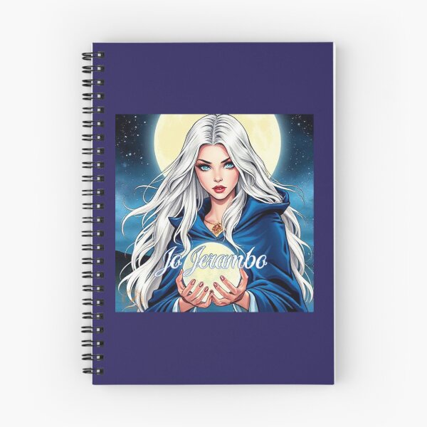 Artikelvorschau, Jo Jerambo Fanart Mond Sternenhimmel entworfen und verkauft von Schmidt Stationery.