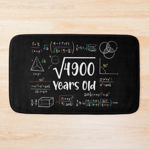 Item preview, Square Root of 4900 70th Birthday 70 Year Old Gifts Math Bday designed and sold by Blok45.
