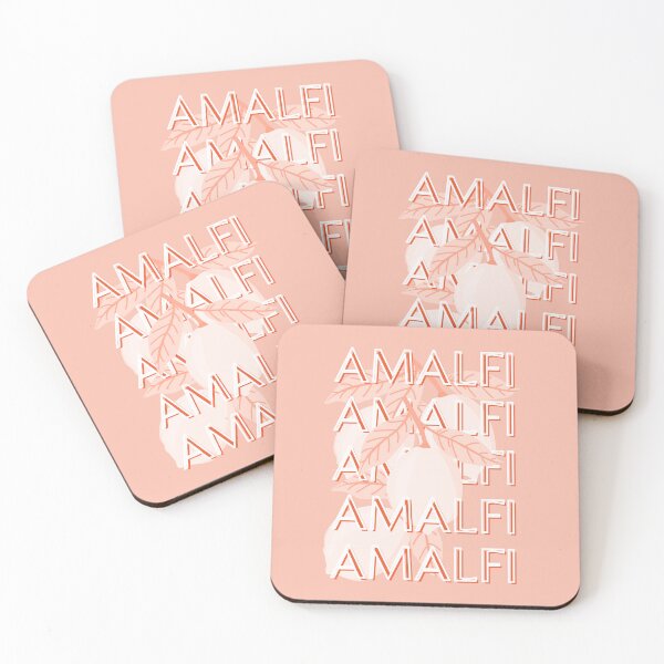 Item preview, Amalfi Coast, Italy Travel Art, Preppy, Minimalist designed and sold by Magic Love Art Print.