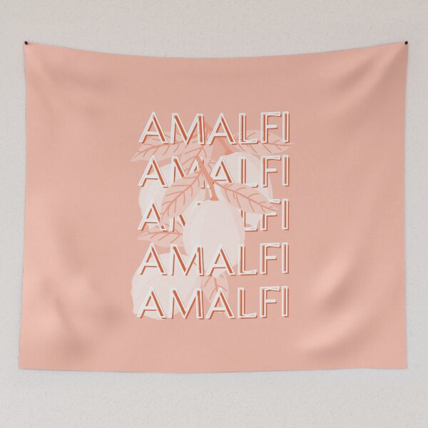 Item preview, Amalfi Coast, Italy Travel Art, Preppy, Minimalist designed and sold by Magic Love Art Print.