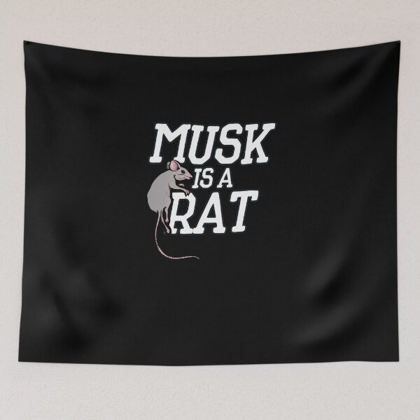 Item preview, Musk is a Rat designed and sold by FrictionMaxxing.