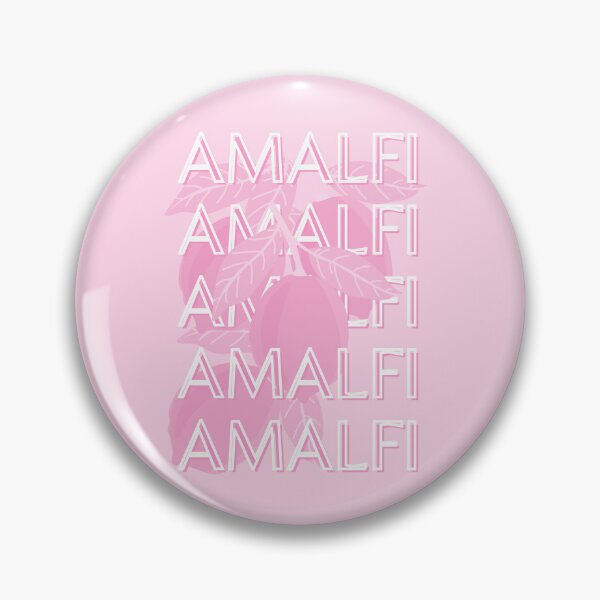 Item preview, Amalfi Coast, Italy, Travel Art, Preppy, Pink designed and sold by Magic Love Art Print.