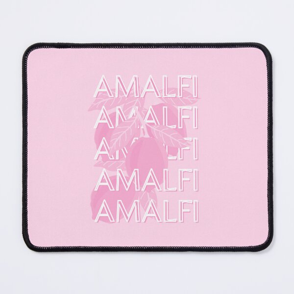 Item preview, Amalfi Coast, Italy, Travel Art, Preppy, Pink designed and sold by Magic Love Art Print.