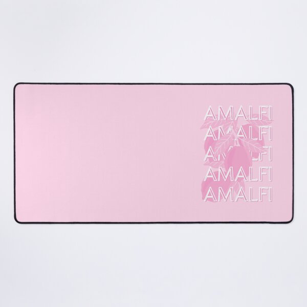 Item preview, Amalfi Coast, Italy, Travel Art, Preppy, Pink designed and sold by Magic Love Art Print.