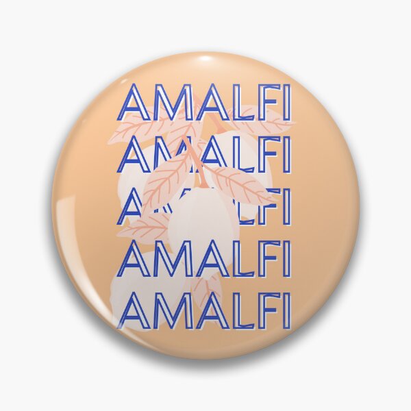 Item preview, Amalfi Coast, Italy Travel Art, Preppy, Minimalist, Orange designed and sold by Magic Love Art Print.