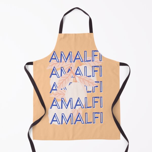 Item preview, Amalfi Coast, Italy Travel Art, Preppy, Minimalist, Orange designed and sold by Magic Love Art Print.
