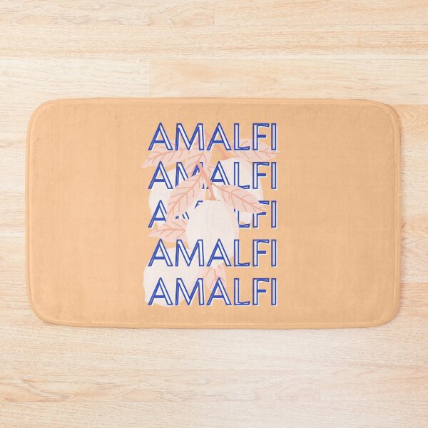Item preview, Amalfi Coast, Italy Travel Art, Preppy, Minimalist, Orange designed and sold by Magic Love Art Print.