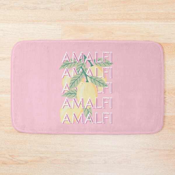 Item preview, Amalfi Coast, Italy, Travel Art, Preppy, Minimalist, Pink designed and sold by Magic Love Art Print.