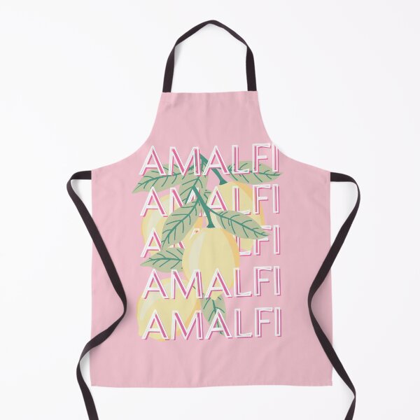 Item preview, Amalfi Coast, Italy, Travel Art, Preppy, Minimalist, Pink designed and sold by Magic Love Art Print.