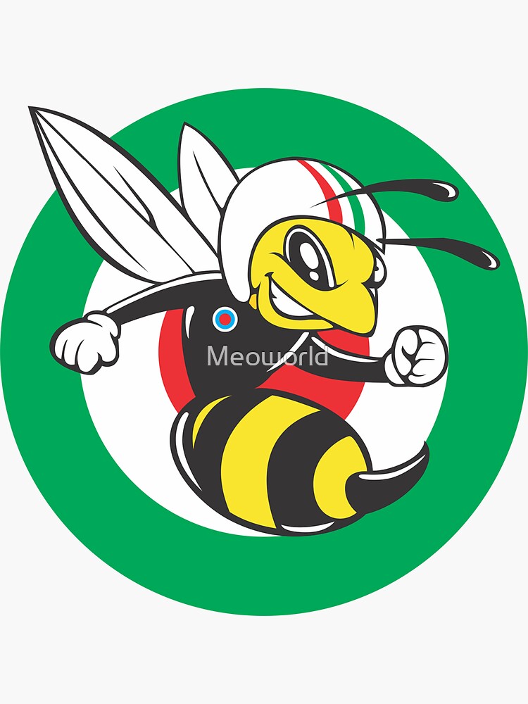 Thumbnail 3 of 3, Sticker, mod target wasp designed and sold by Meoworld.