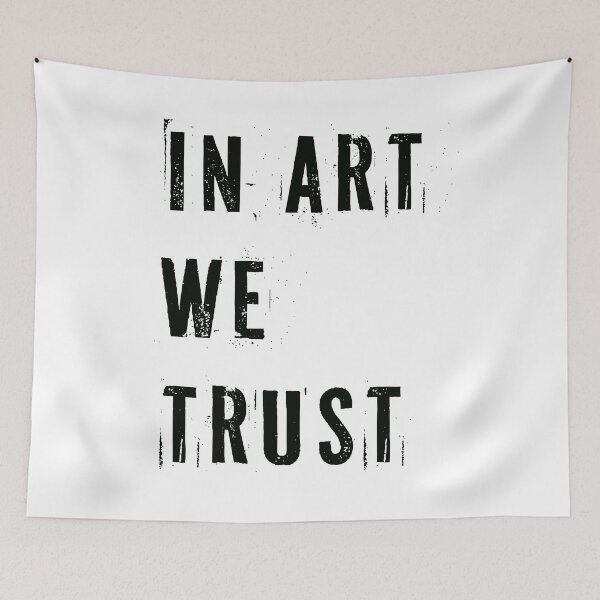 Item preview, IN ART WE TRUST (black version) designed and sold by winterwinter.