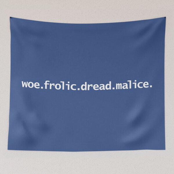 Item preview, Woe Frolic Dread Malice The Four Tempers designed and sold by ellenhenry.