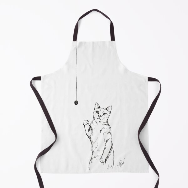 Item preview, Curious Paw- Cat Playing with a String designed and sold by DipakSonarArt.
