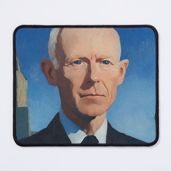 Item preview, Alec Douglas-Home | Post-impressionist painting style designed and sold by ComicsFactory.