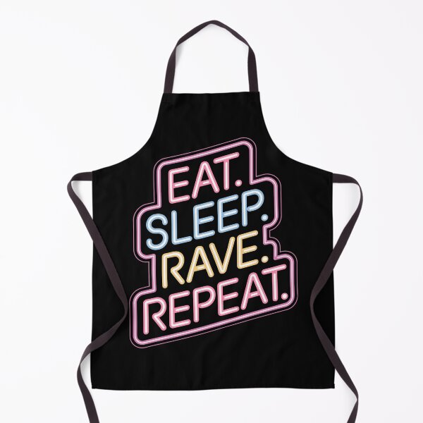Artikelvorschau, Eat Sleep Rave Repeat - Neon Sign Design entworfen und verkauft von SpecialtiesShop.
